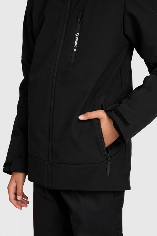 Brunotti Ski-Jas Marsalos Boys Softshell Jacket Snow Black