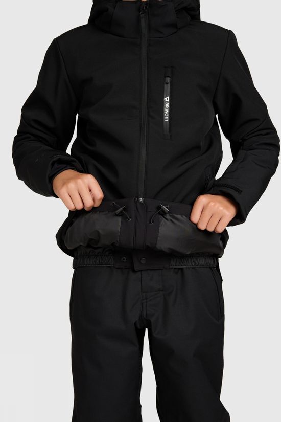 Brunotti Ski-Jas Marsalos Boys Softshell Jacket Snow Black