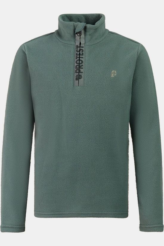 Protest Fleece Reperfecty Jr 1/4 Zip Active Top Evergreen