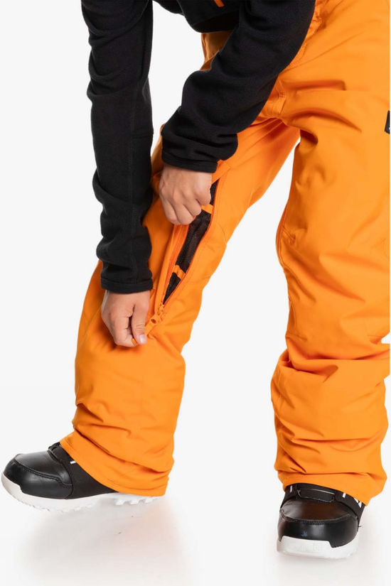 Quiksilver Pantalon De Ski Estate Youth Pt Orange Pepper