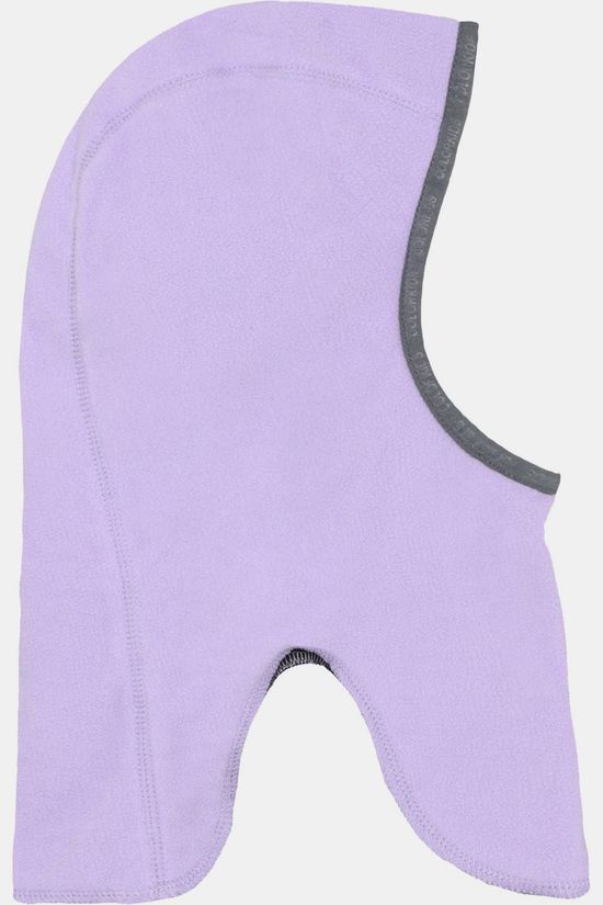 Color Kids Balaclava - Fleece W. Windstop Purple Rose