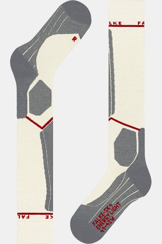 FALKE Chaussettes De Ski Sk4 Energizing Light Off-White
