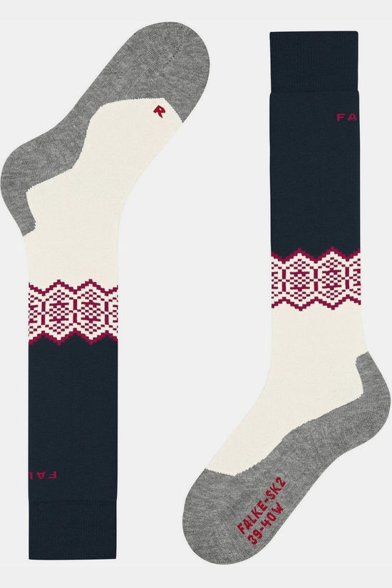 FALKE Skisokken Sk2 Trend W Off-White