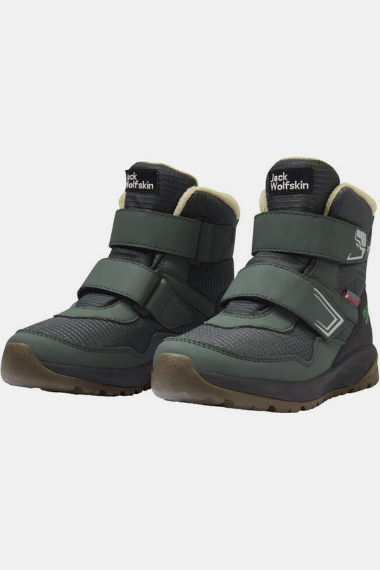 Jack Wolfskin Chaussures D'Hiver Polar Bear-B Texapore Mid Vc K Mystic Green