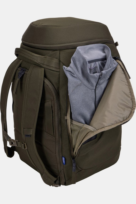 Thule Skischoentas Roundtrip Boot Backpack 60L Deep Khaki