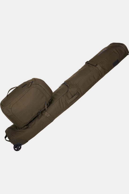 Thule Skischoentas Roundtrip Boot Backpack 60L Deep Khaki