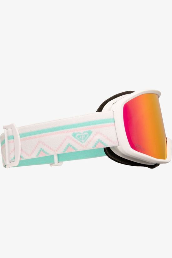 Roxy Lunettes De Ski Izzy White/Clux Ml Pink S3