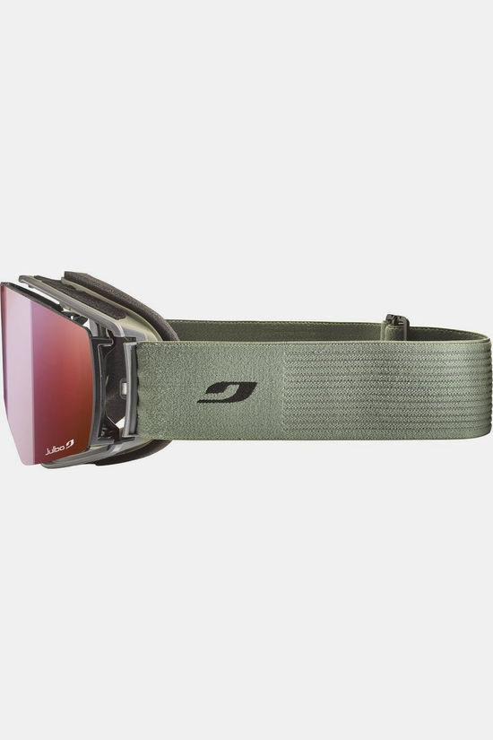 Julbo Lunettes De Ski Launcher light khaki/dark red