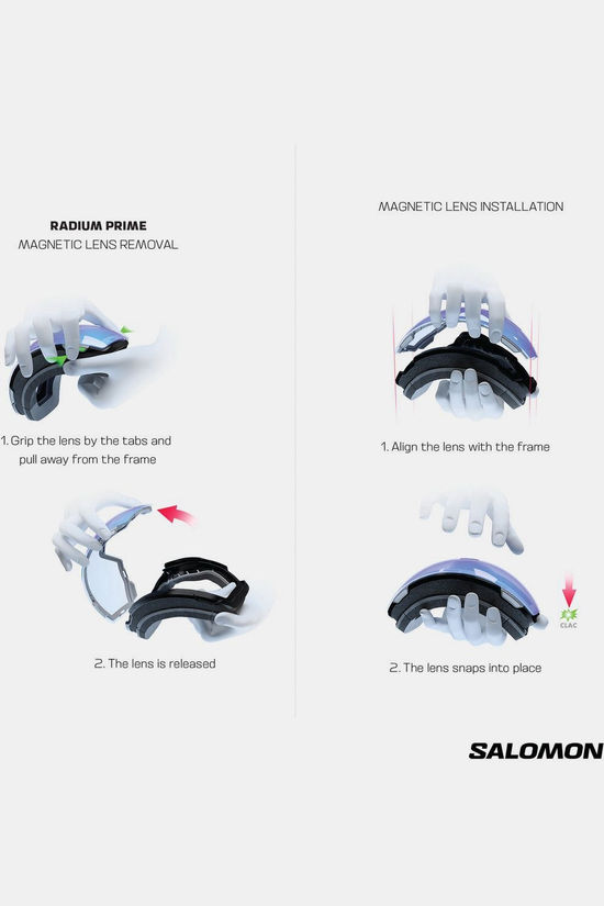 Salomon Lunettes De Ski Radium Prime Sigmaphoto Black