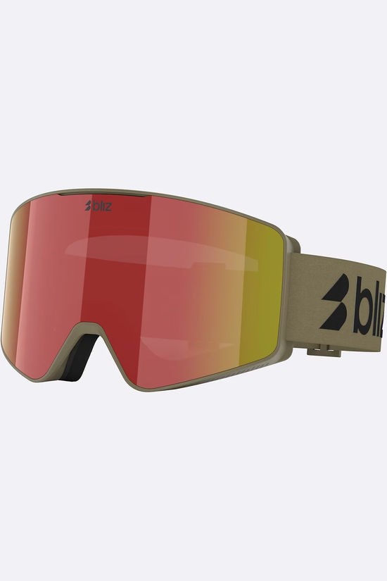 Bliz Lunettes De Ski G001 mid khaki/red
