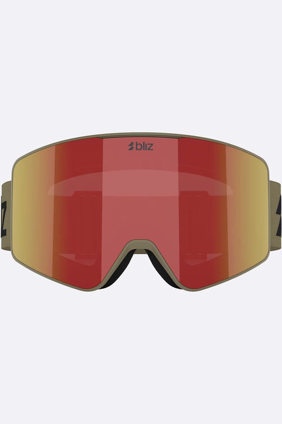 Bliz Lunettes De Ski G001 mid khaki/red