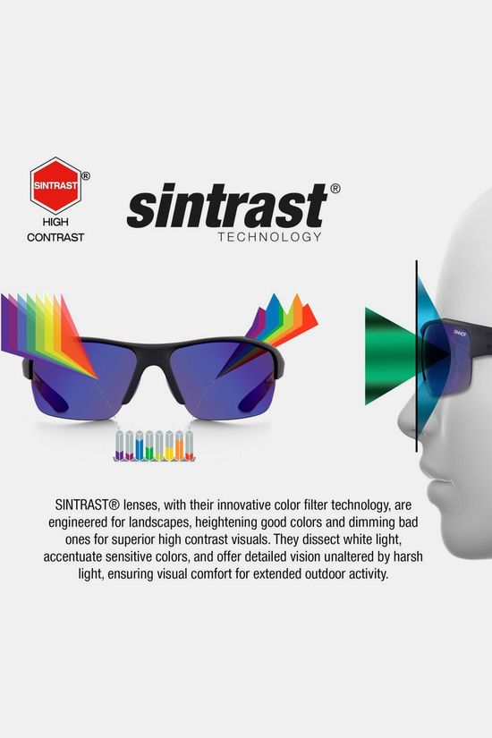 Sinner Skibril Boreas Matte Black/Double Orng Sintrast + Dbl Blue Sintra