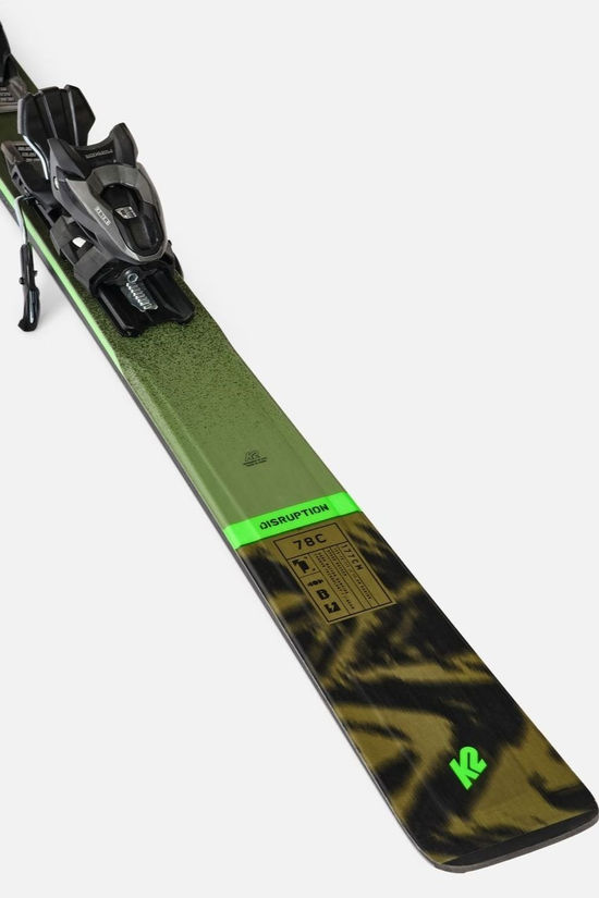 K2 Ski Disruption 78 C+ Erp 10 Light Green