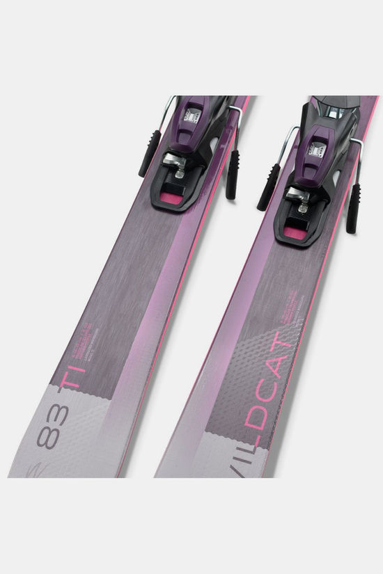 Elan Ski Wildcat 83 Ti Shiftx + El 9.0 Gw Shift Blk/Pur 85 purple/white