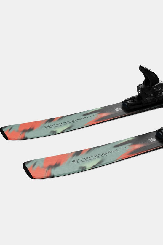 Salomon Ski E Stance Pro 82 + Mi12 Gw Iceberg Green Nasturtium Black