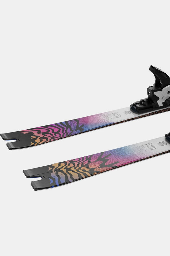 Salomon Ski E Addikt Pro 66 + Mi12 Gw White Race Blue Rhodamine