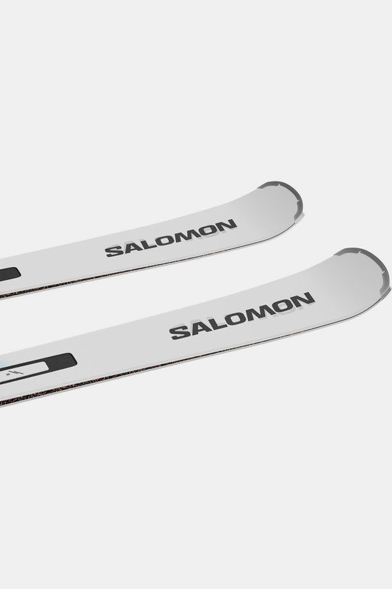 Salomon Ski E Addikt Pro 76 + Mi12 Gw White Turquoise Orange