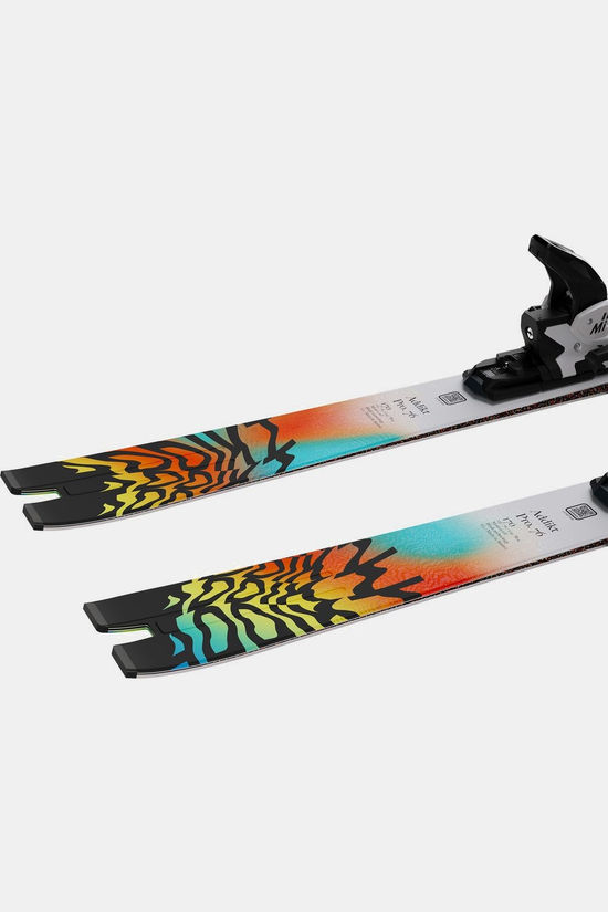 Salomon Ski E Addikt Pro 76 + Mi12 Gw White Turquoise Orange