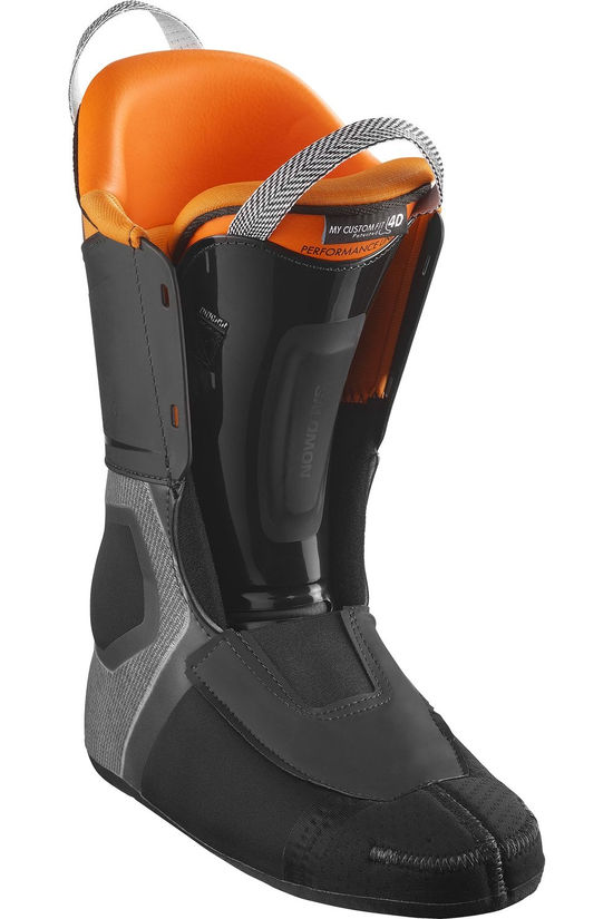 Salomon Chaussures De Ski S/Pro Supra 110 Gw Black/Dark Grey Met./Orange Tiger