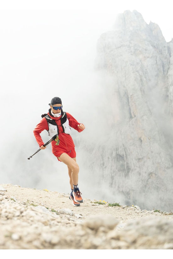 Gabel Skistok Carbon Cross Black Black
