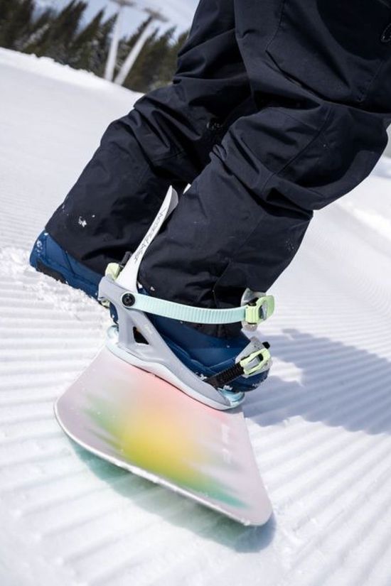 Bataleon Fixation De Snowboard Women'S Ghost Fase Gray Pistachio