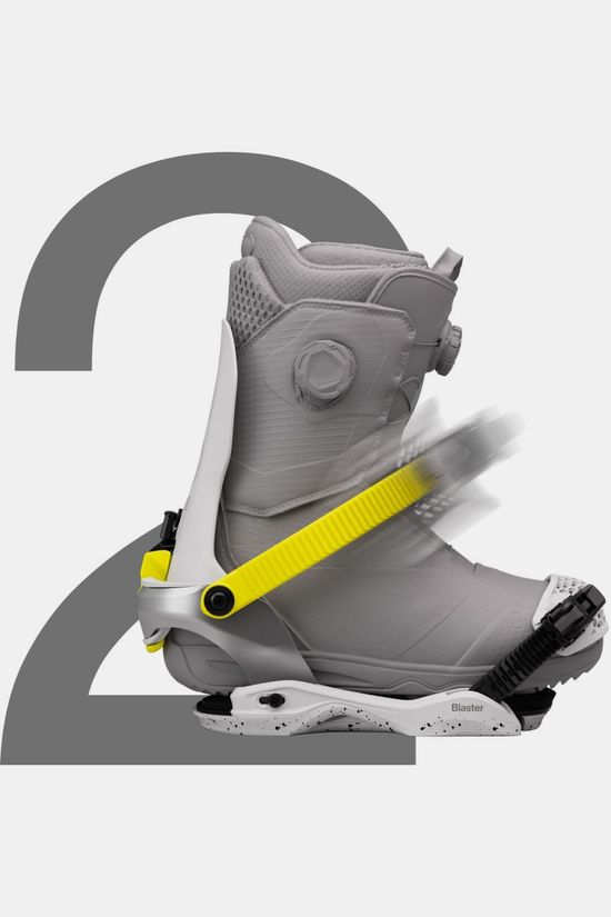 Bataleon Fixation De Snowboard Men'S Ghost Fase Ocean Gray