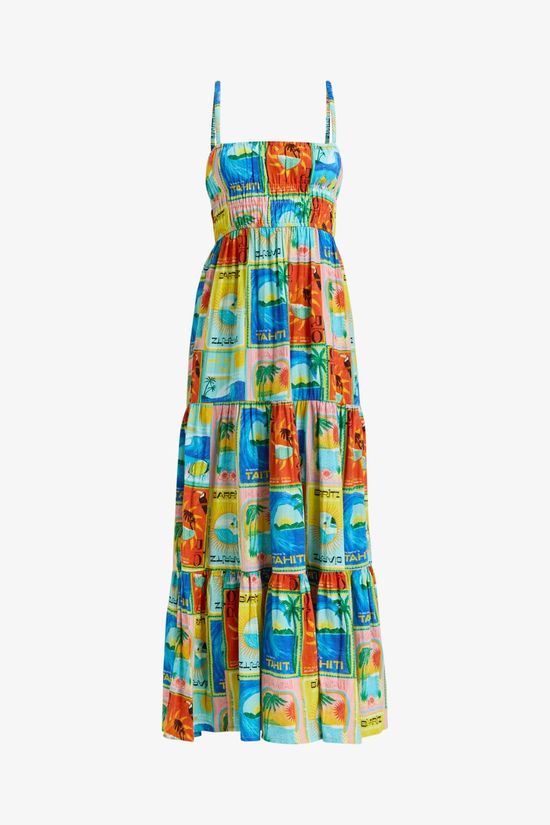Roxy Jurk Atlas Sunshine Coastline Maxi Atlas Atlas Print
