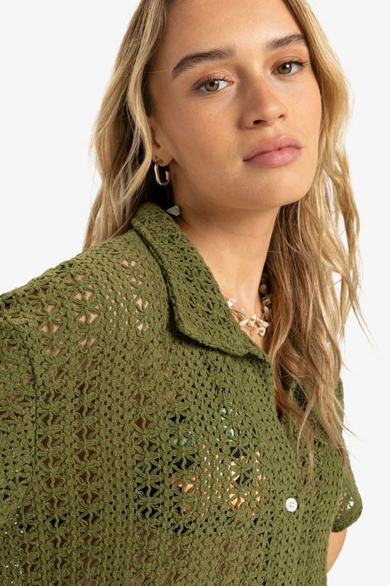 Roxy Jurk Chasin Sunset Loden Green