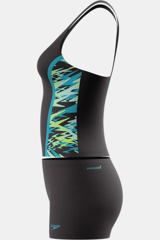 Speedo Tankini Top Hyperboom Splice Tankini Set Blagrn