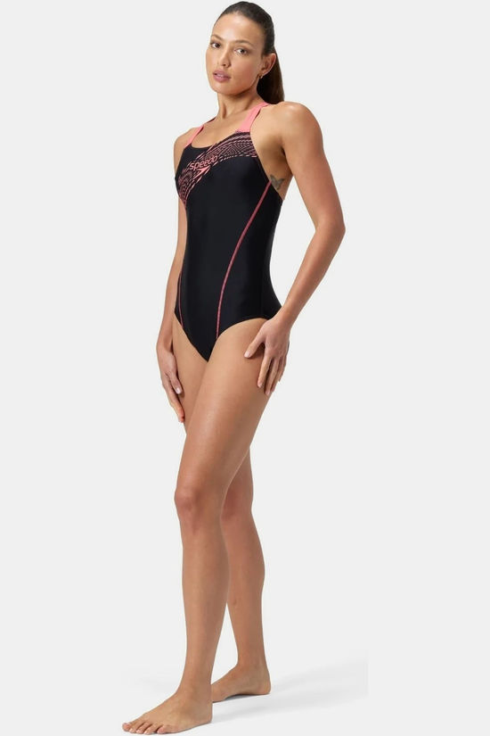 Speedo Maillot De Bain Medley Logo Medalist Blaorange