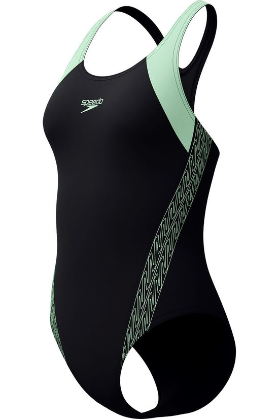 Speedo Badpak Eco+ H-Boom Splice Racerb Bla/Grn
