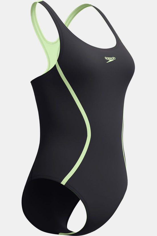 Speedo Badpak Solid Splice Medalist Blagrn