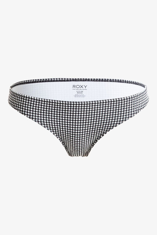 Roxy Bikinibroekje Gingham Anthracite