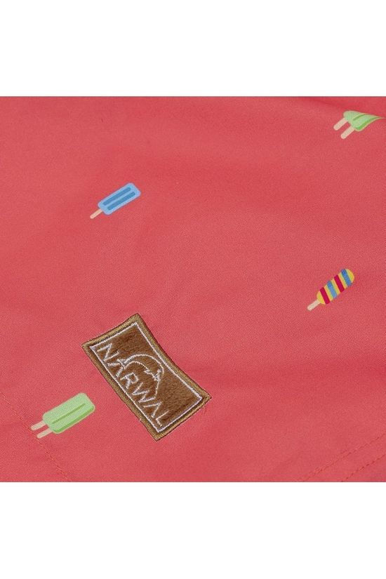 Narwal Zwemshort Popsicle WARM RED