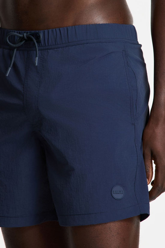 Shiwi Short De Bain Nick Quick Dry 6 Inch Solid Blue Dark Navy