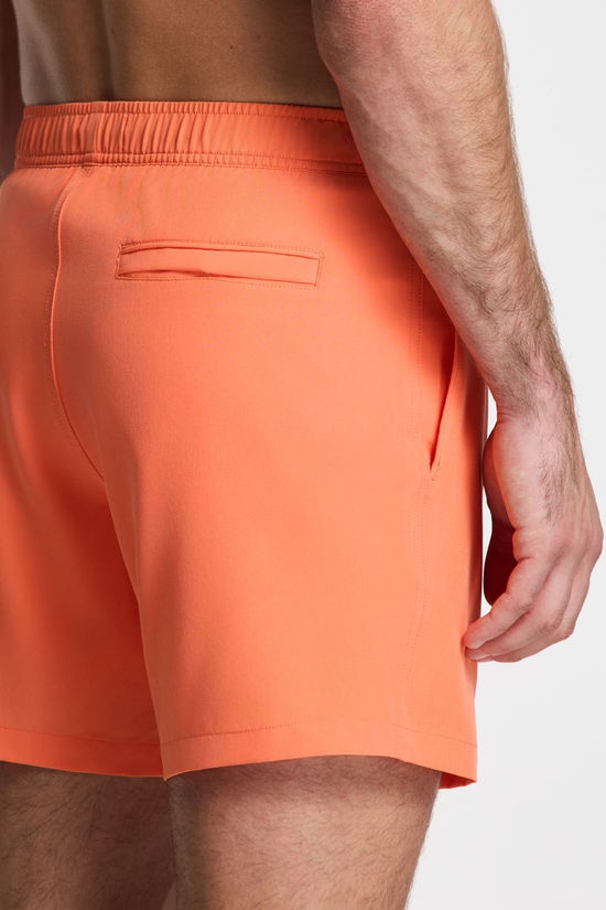 Shiwi Zwemshort Scott Stretch 6 Inch Solid Orange Coral