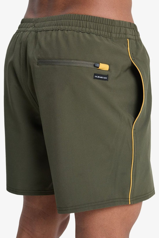 Quiksilver Zwemshort Stretch Piped Volley 16 Grape Leaf