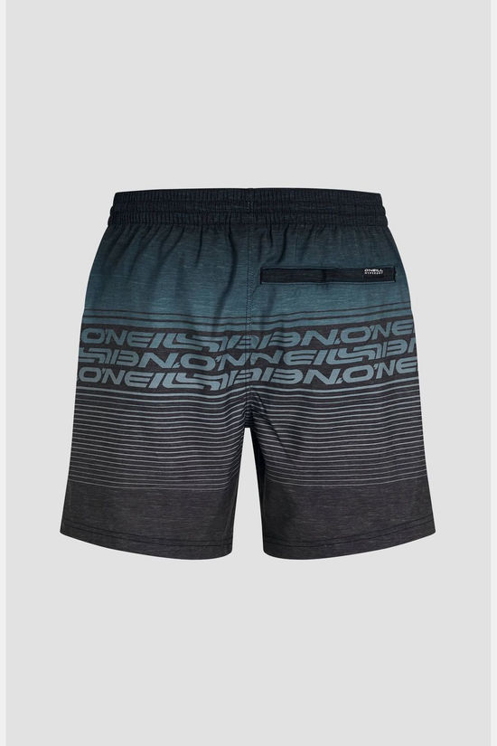 O'Neill Short De Bain O'Neill Logo Stripe 16'' Black Out Heritage O'Neill Stripe