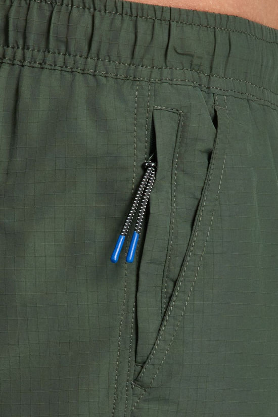 Shiwi Zwemshort Men Nate Quick Dry 5 Inch Ribstop Green Leaf
