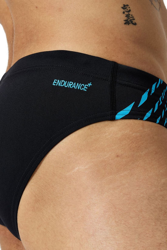 Speedo Short De Bain Eco+ 7Cm Tech Panel Brief Black / Cobalt Pop
