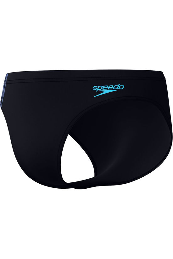 Speedo Short De Bain Eco+ 7Cm Tech Panel Brief Black / Cobalt Pop