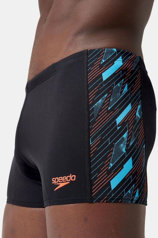 Speedo Zwemshort Eco+H-Boom Panel Aquash Black/ Blue