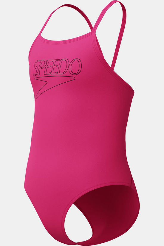 Speedo Badpak End+ Logo Thinstr 1P Pin/Bla