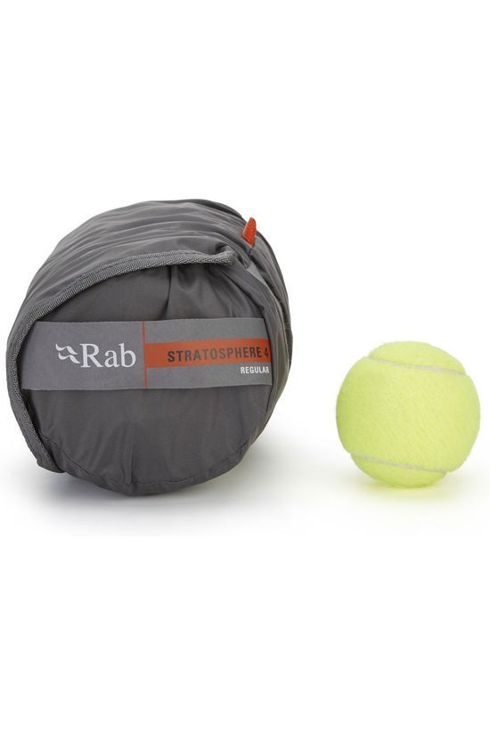 Rab Slaapmat Stratosphere 4 Reg Dark Grey/Dark Grey