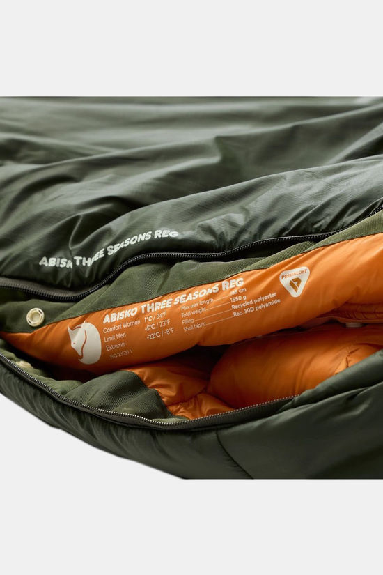 Fjällräven Sac De Couchage Abisko Three Seasons Xl Long Olive