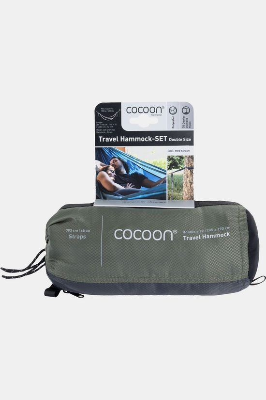 Cocoon Hangmat Travel Hammock, Double - Set Cypress Green