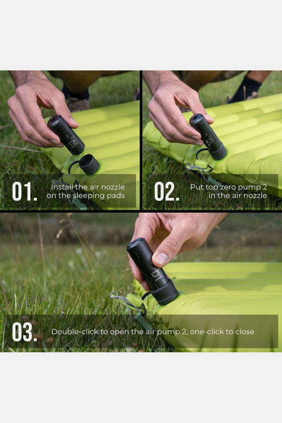 Flextail Gear Pompe Zero Pump 2 Incl. Oplaadbare Batterij Zwart