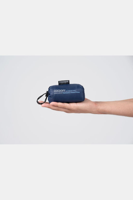 Cocoon Oreiller De Voyager Air Core Hammock Pillow dark blue/mid grey
