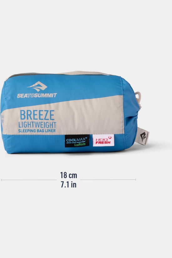 Sea To Summit Accessoire Breeze Liner With Drawcord - Regular Cendre Blue