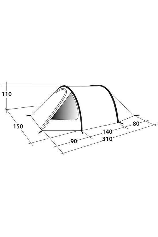 Outwell Tent Earth 2 Dark Blue/White